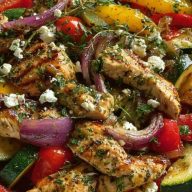 Easy Mediterranean Chicken Stir Fry