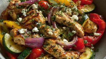 Easy Mediterranean Chicken Stir Fry