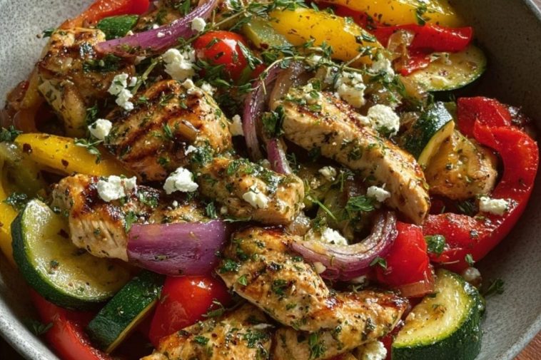 Easy Mediterranean Chicken Stir Fry