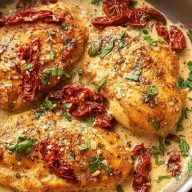 Creamy Sun-Dried Tomato Garlic Chicken
