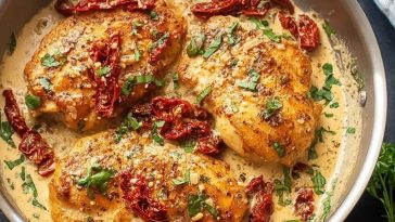 Creamy Sun-Dried Tomato Garlic Chicken