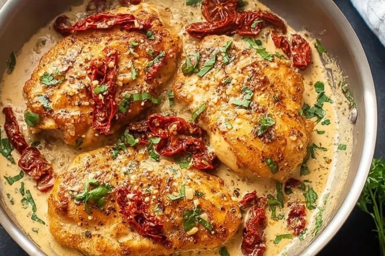 Creamy Sun-Dried Tomato Garlic Chicken