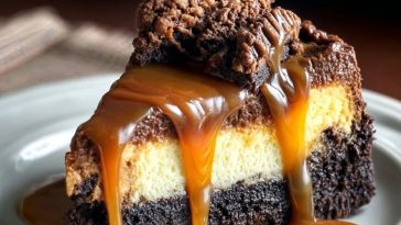 Caramel Brownie Cheesecake Bliss