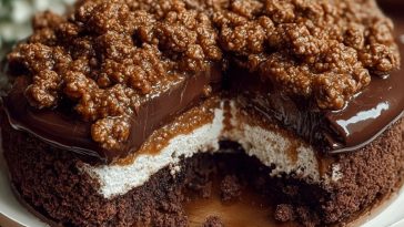 Viral Lazy Cat Choco Crunch Cake