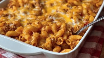 Cheeseburger Pasta Dinner Casserole