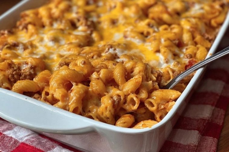 Cheeseburger Pasta Dinner Casserole