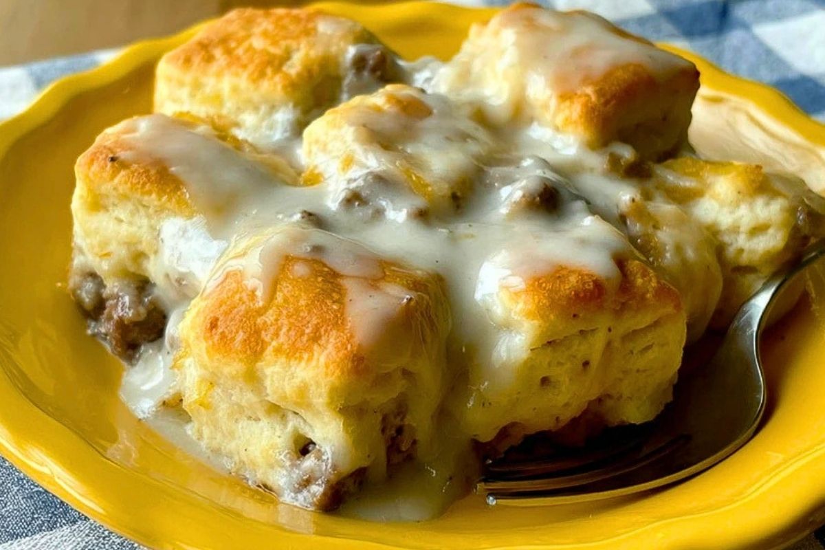Biscuits & Gravy Casserole