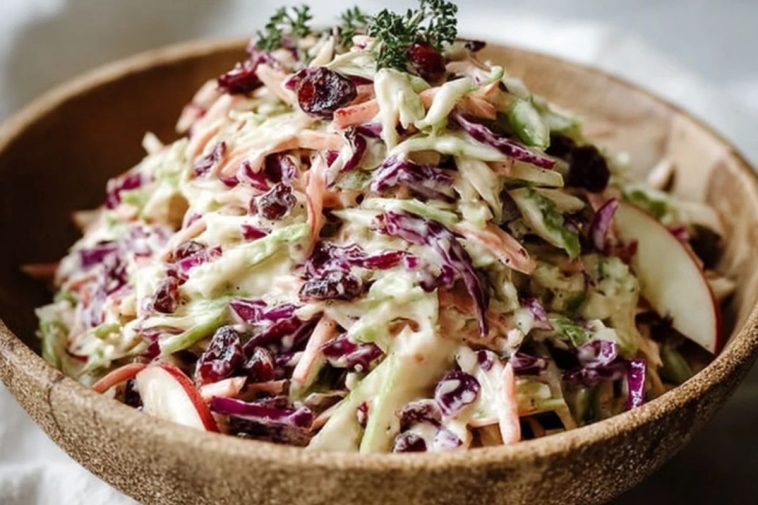 Cranberry Apple Coleslaw