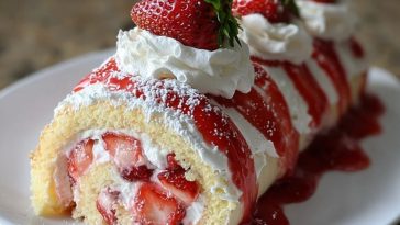 Strawberry Shortcake Cheesecake Rolls