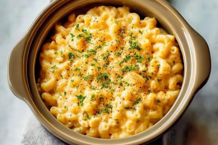 High Protein Crockpot Cottage Cheese Mac And Cheese