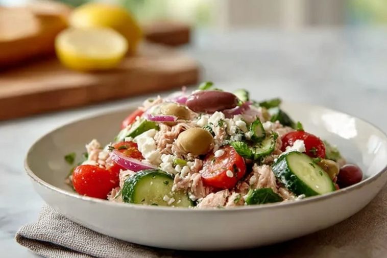 Simple Mediterranean Tuna Salad