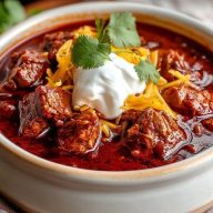 Easy Crockpot Chili Colorado