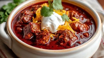 Easy Crockpot Chili Colorado