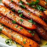 Roasted Brown Sugar Carrots with Herbs