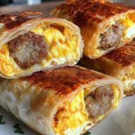 Sausage Egg Breakfast Rolls