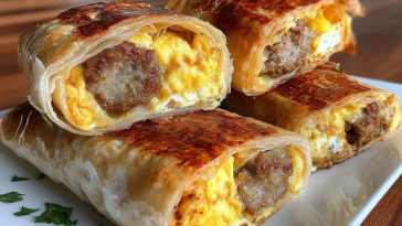 Sausage Egg Breakfast Rolls