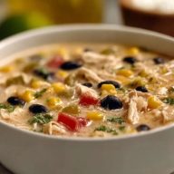 Thick White Chicken Chili With Black Beans