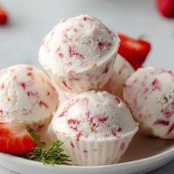 Keto Strawberry Cheesecake Fat Bombs