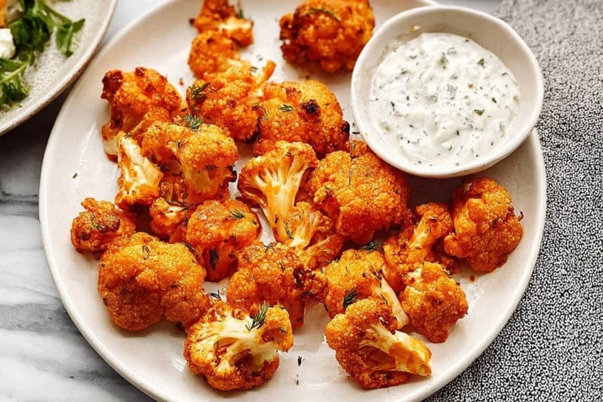 Buffalo Cauliflower Bites