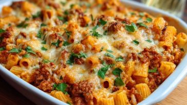 Homemade Ground Turkey Pasta Bake