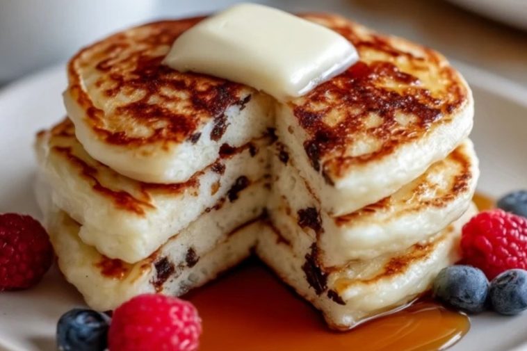High Protein Cottage Cheese Pancakes