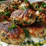 Chicken Kofta with Garlic Yogurt