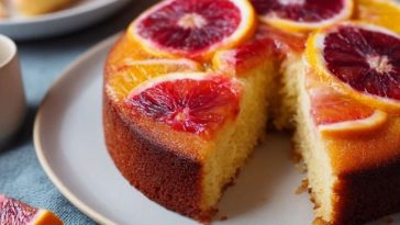 Bright and Zesty Blood Orange Cake