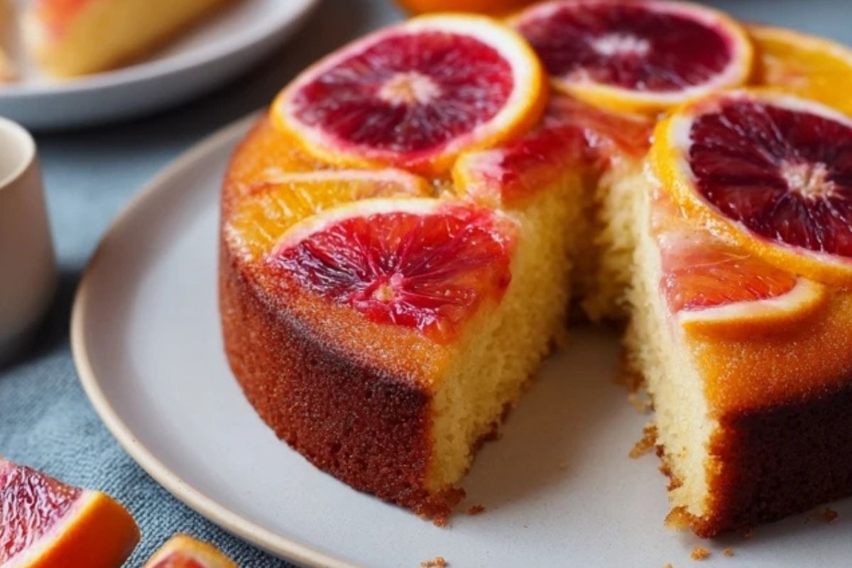 Bright and Zesty Blood Orange Cake