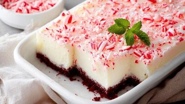 Peppermint Poke Cake