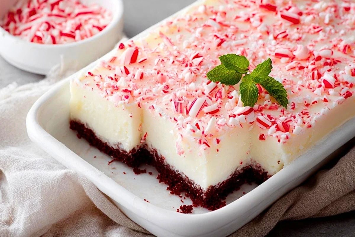 Peppermint Poke Cake