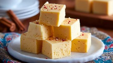 Easy Eggnog Fudge