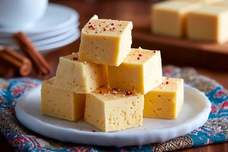 Easy Eggnog Fudge