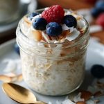 Healthy Coconut Cream Overnight Oats
