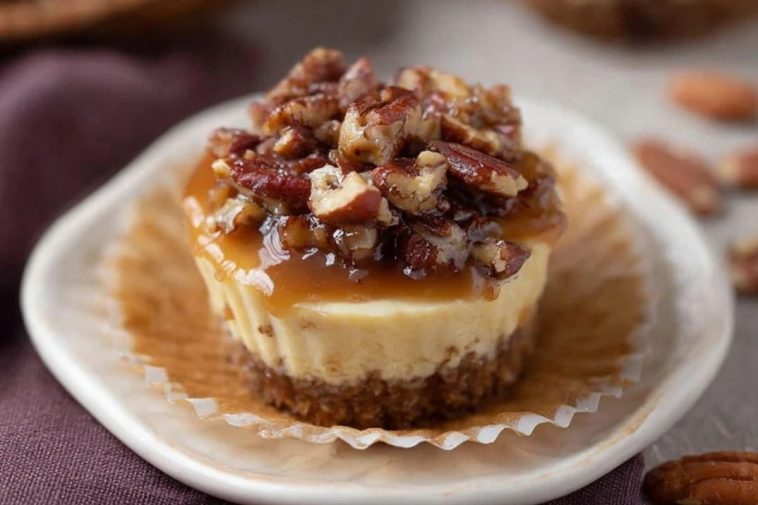 Mini Pecan Pie Cheesecakes