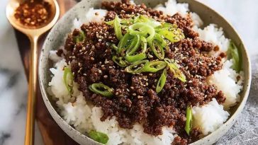 Asian Korean Beef Bowls