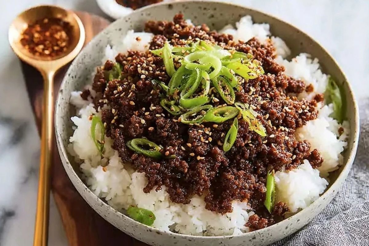 Asian Korean Beef Bowls