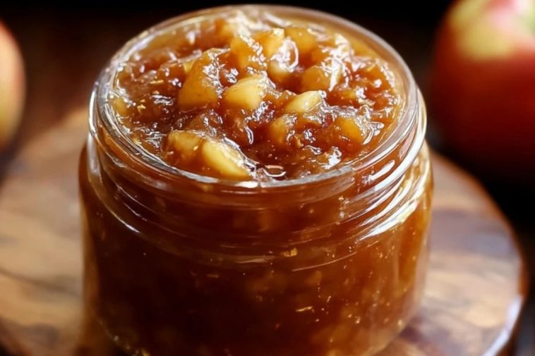 Easy Fall Caramel Apple Jam