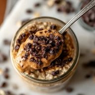 Chocolate Peanut Butter Overnight Oats
