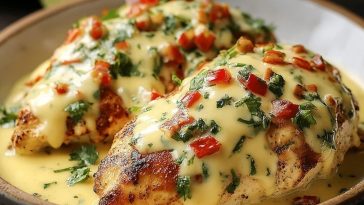 Chicken with Cheese Sauce