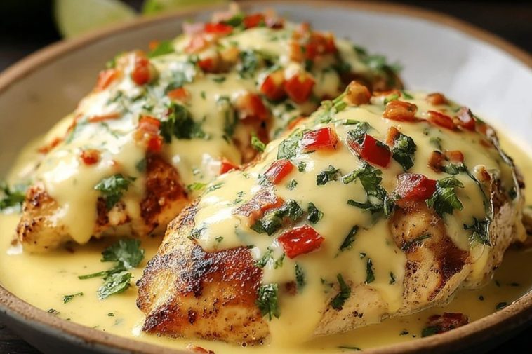 Chicken with Cheese Sauce