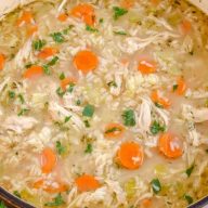 Creamy Chicken & Rice Soup