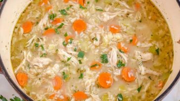 Creamy Chicken & Rice Soup