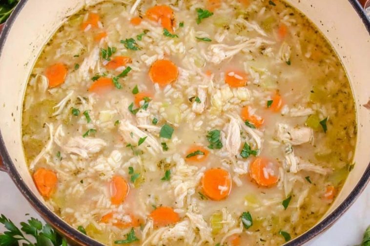 Creamy Chicken & Rice Soup