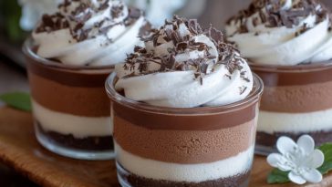 Triple Chocolate Mousse Cups