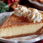 Christmas Eve Custard Pie with Cinnamon & Vanilla