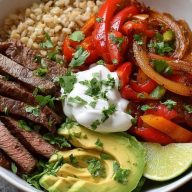 Steak Fajita Power Bowls