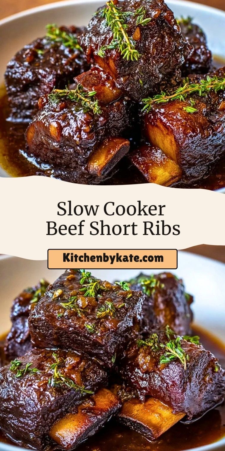 Slow Cooker Beef Short Ribs