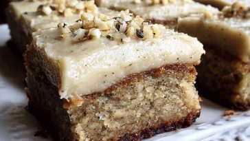 Banana Bread Brownies with Brown Butter Frosting