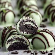 Mint Oreo Truffles
