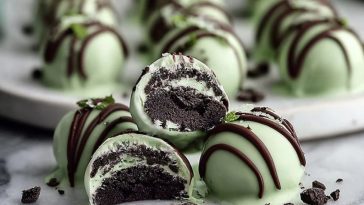 Mint Oreo Truffles